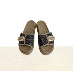 MK [ Pre-owned ] Fendi sandals size 38 - brown