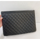 YL [ Pre-owned ] Chanel Boy clutch - Black / phw