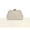 YL [ Pre-owned ] Chanel clutch with chain - beige