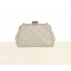 YL [ Pre-owned ] Chanel clutch with chain - beige